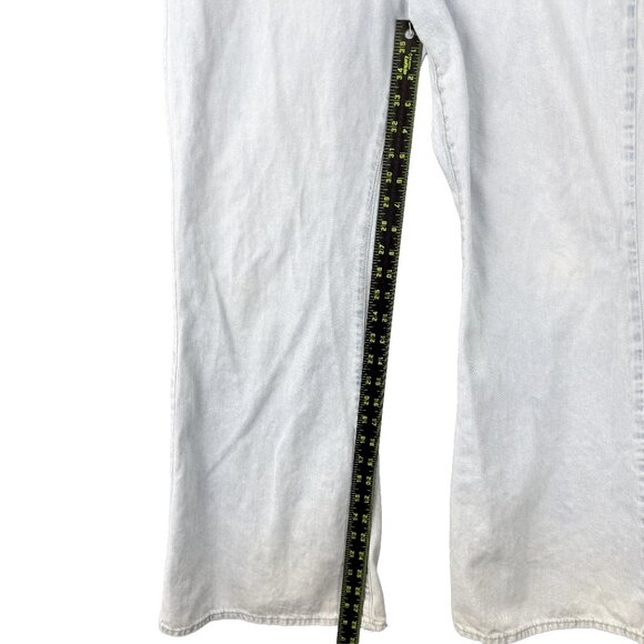OLD NAVY Baggy Flare Light Wash Jeans Women’s SZ 18 - Picture 10 of 12